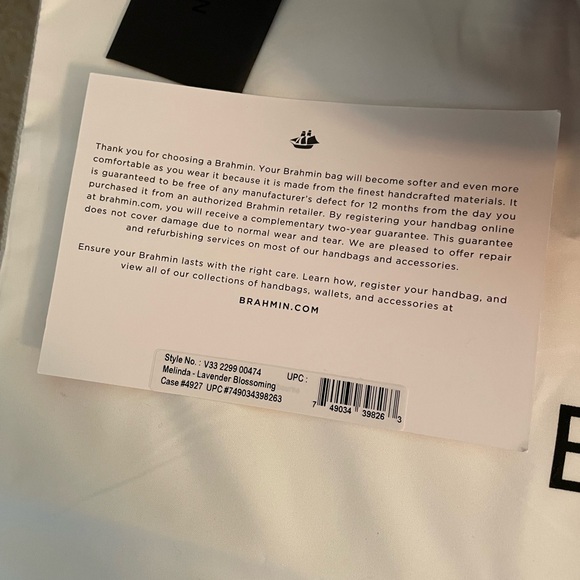 Brahmin Melinda Lavender Blossoming Croc-Embossed Shoulder Bag - Picture 5 of 8